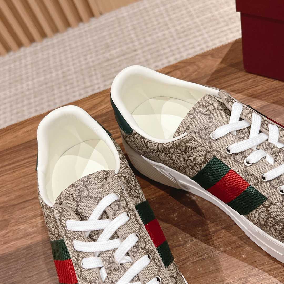 Gucci Ace Sneaker With Web - PerfectKickZ