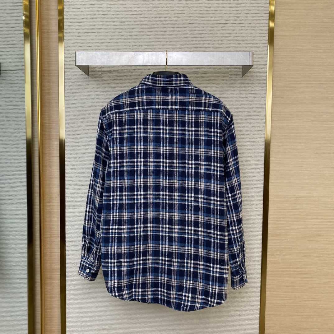 Celine Loose Lumberjack Shirt In Check Cotton - PerfectKickZ