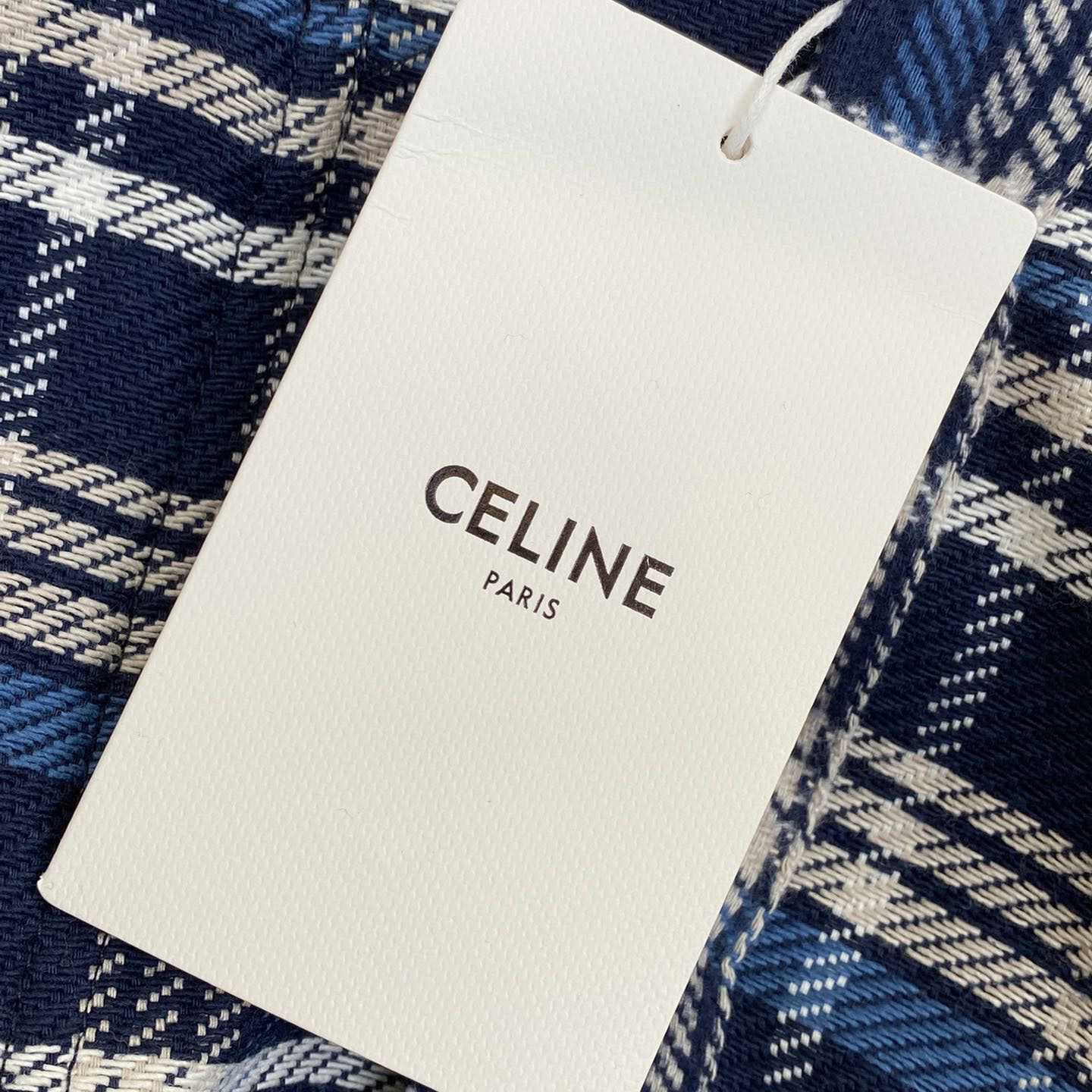 Celine Loose Lumberjack Shirt In Check Cotton - PerfectKickZ