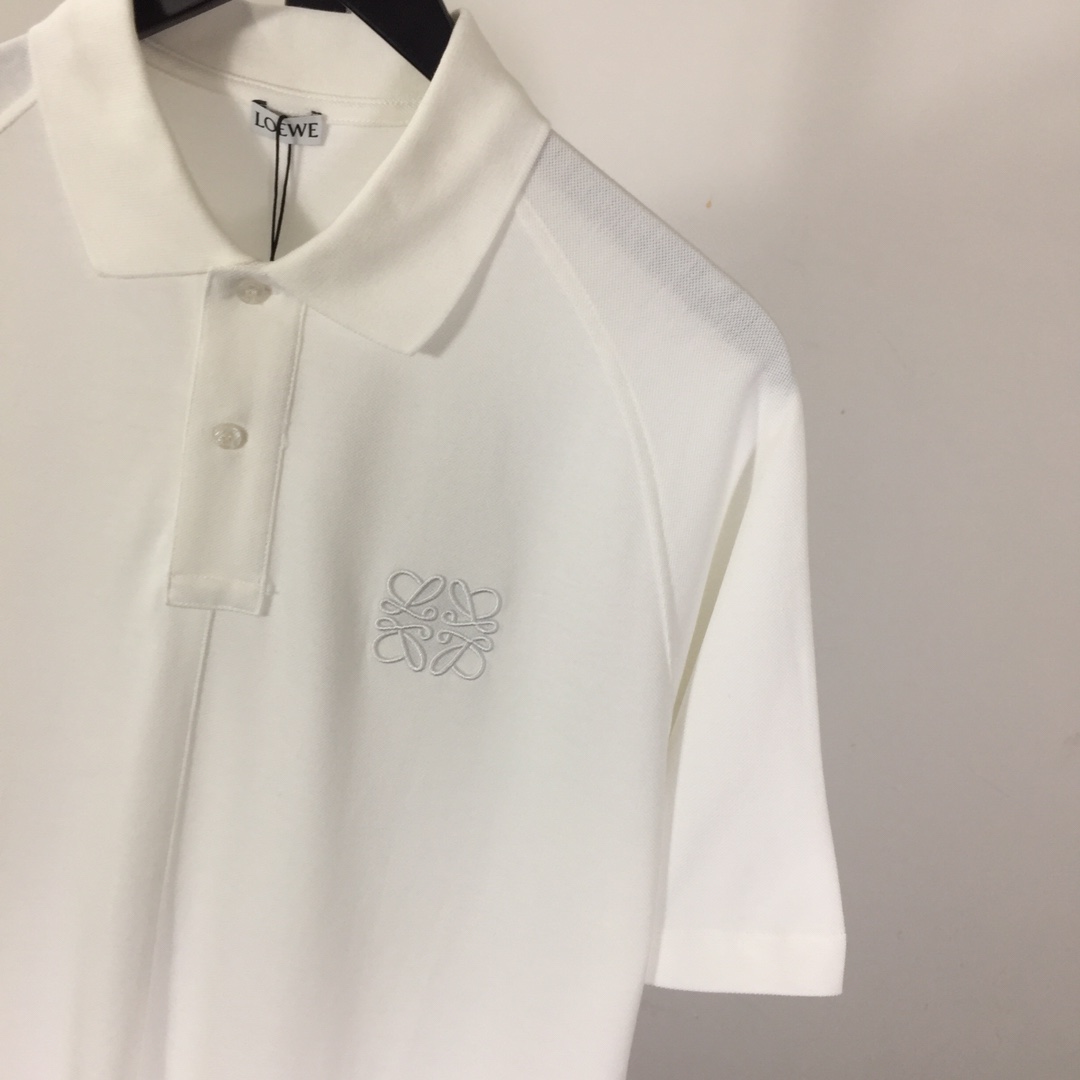 Loewe Logo Cotton Polo Shirt - PerfectKickZ