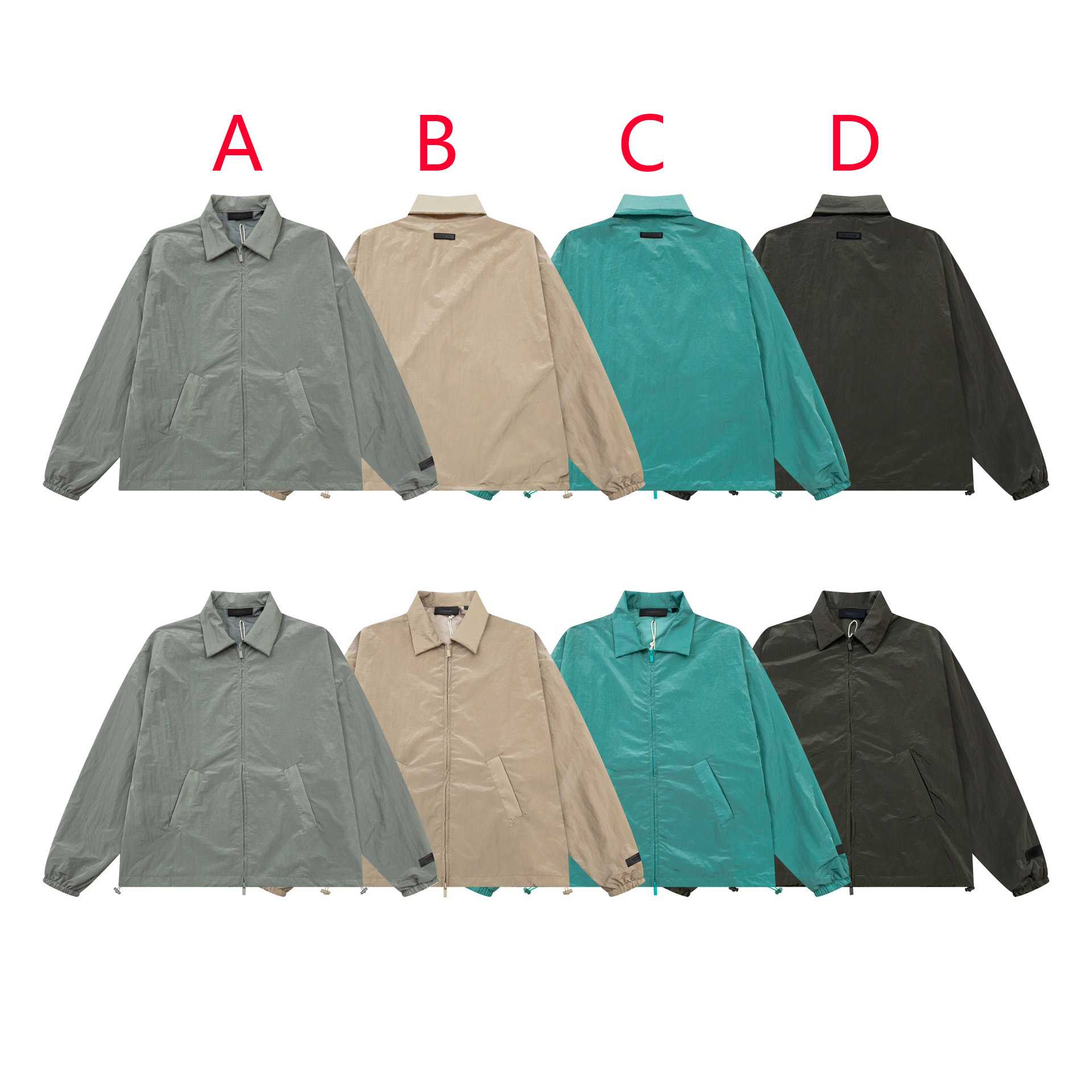 Fear Of God Essential Crinkle Nylon Bomber - PerfectKickZ