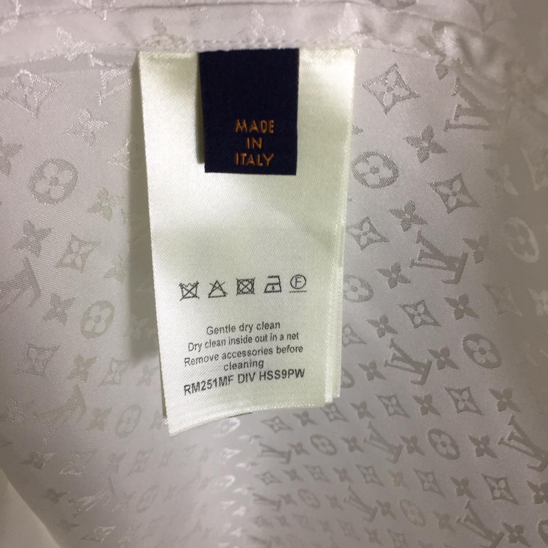Louis Vuitton Monogram Long-Sleeved Silk Shirt   1AFJUE - PerfectKickZ