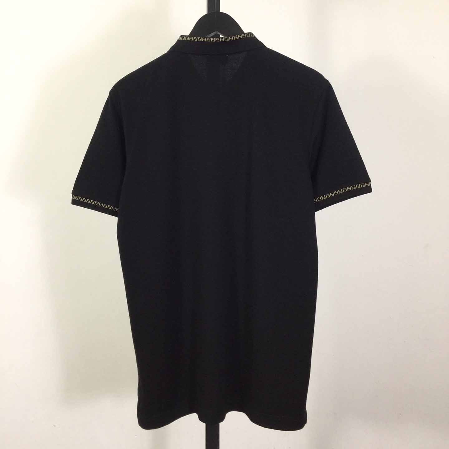 Fendi Logo Cotton Polo Shirt - PerfectKickZ