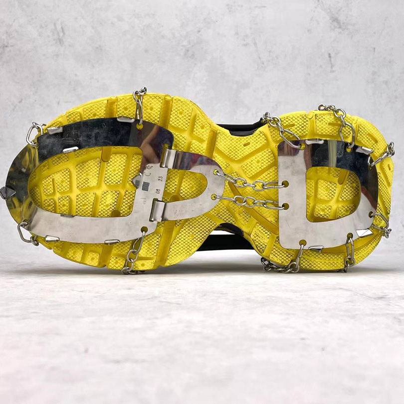 Balenciaga 3XL Ski Sneaker In Yellow And Black Mesh And Polyurethane - PerfectKickZ