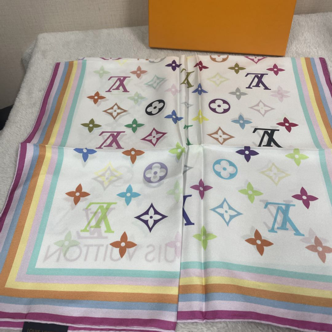 Louis Vuitton LV x TM Monogram Multicolor Square 90  M96095  M94967 - PerfectKickZ