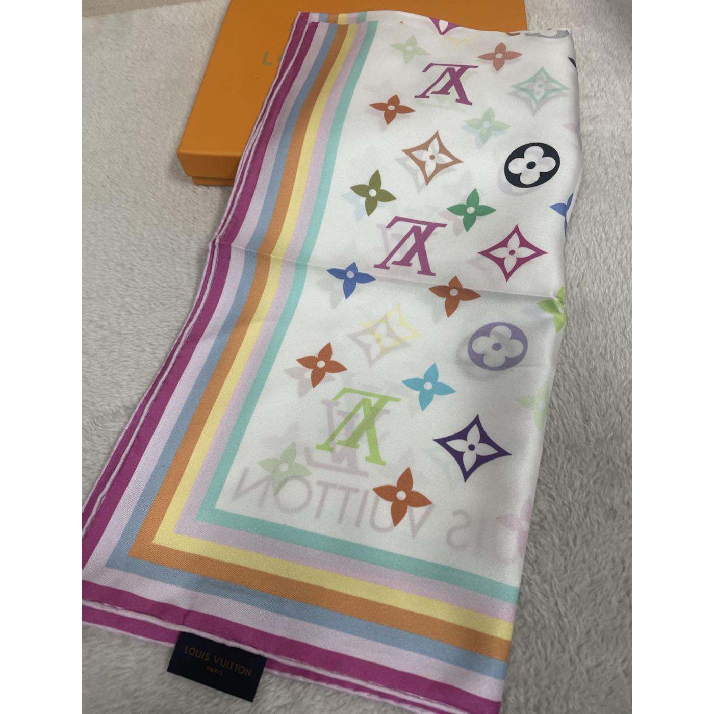 Louis Vuitton LV x TM Monogram Multicolor Square 90  M96095  M94967 - PerfectKickZ