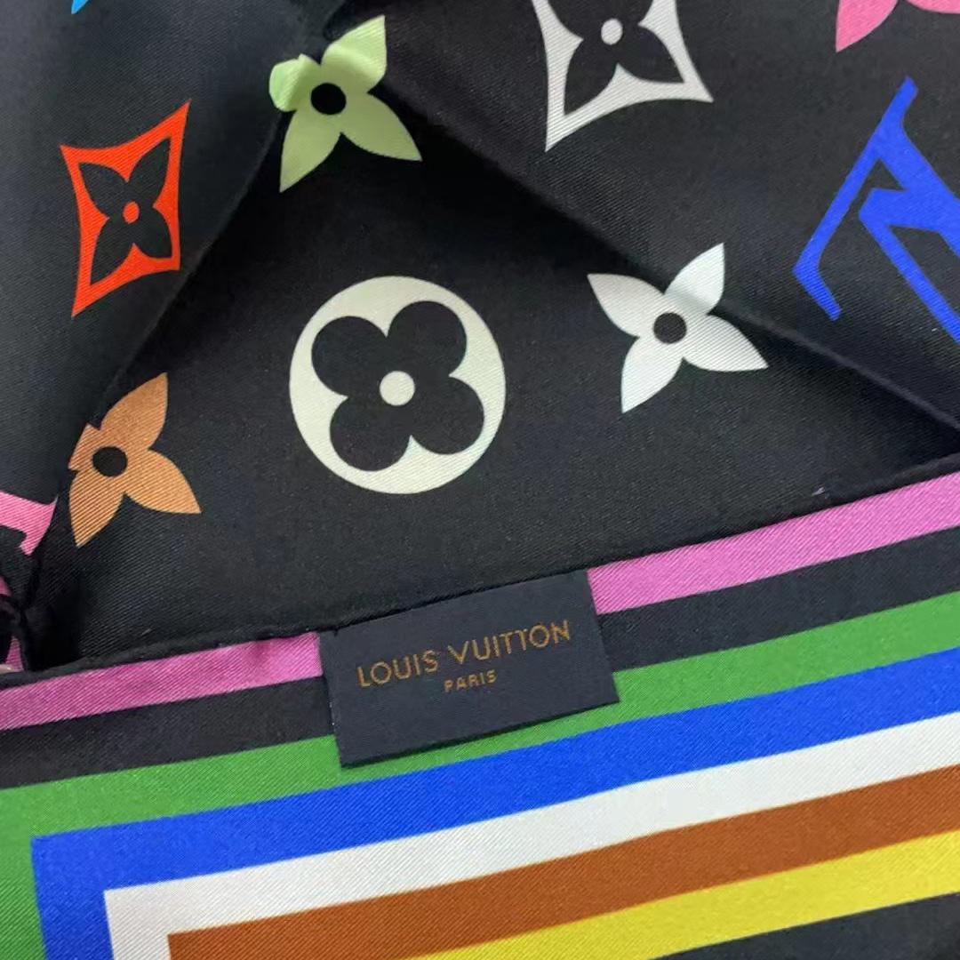 Louis Vuitton LV x TM Monogram Multicolor Square 90  M96095  M94967 - PerfectKickZ