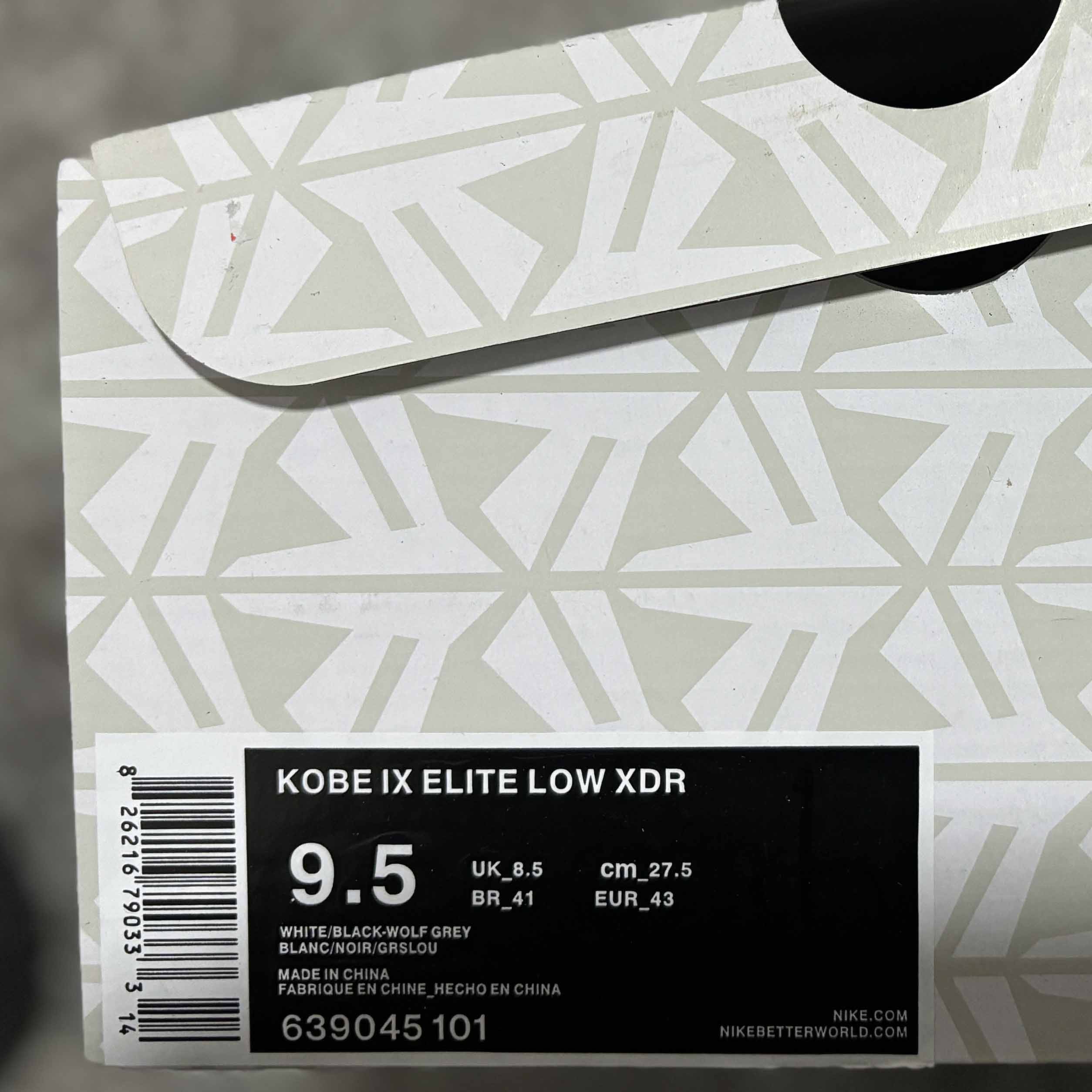Nike Kobe 9 Elite Low Beethoven Sneakers    639045-101 - PerfectKickZ