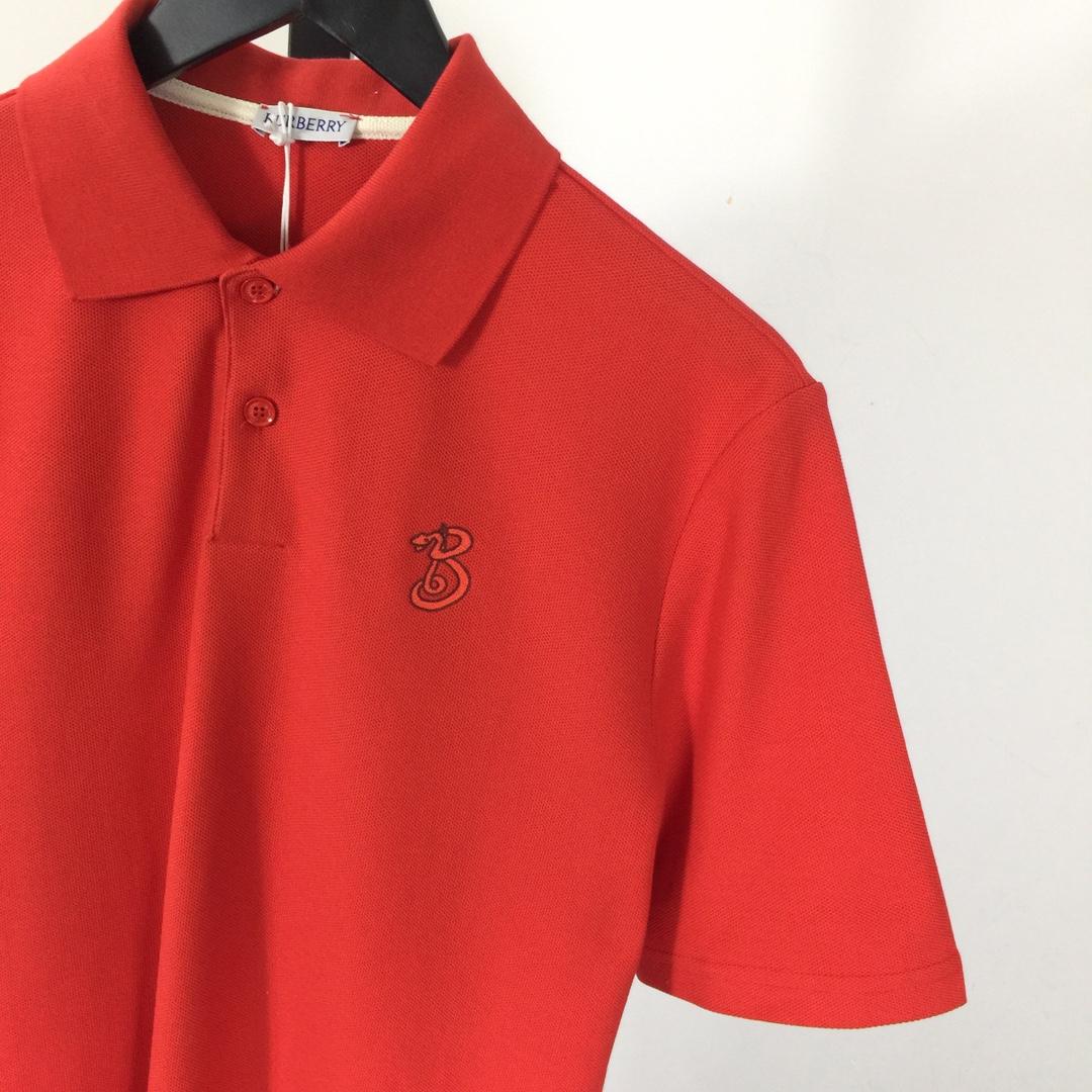 Burberry B Snake Cotton Polo Shirt - PerfectKickZ