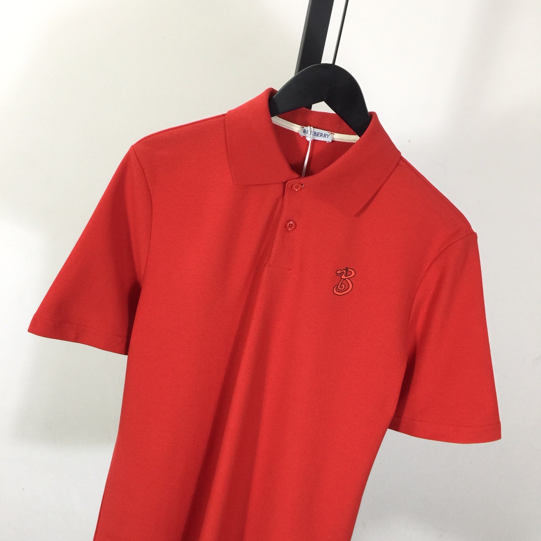 Burberry B Snake Cotton Polo Shirt - PerfectKickZ
