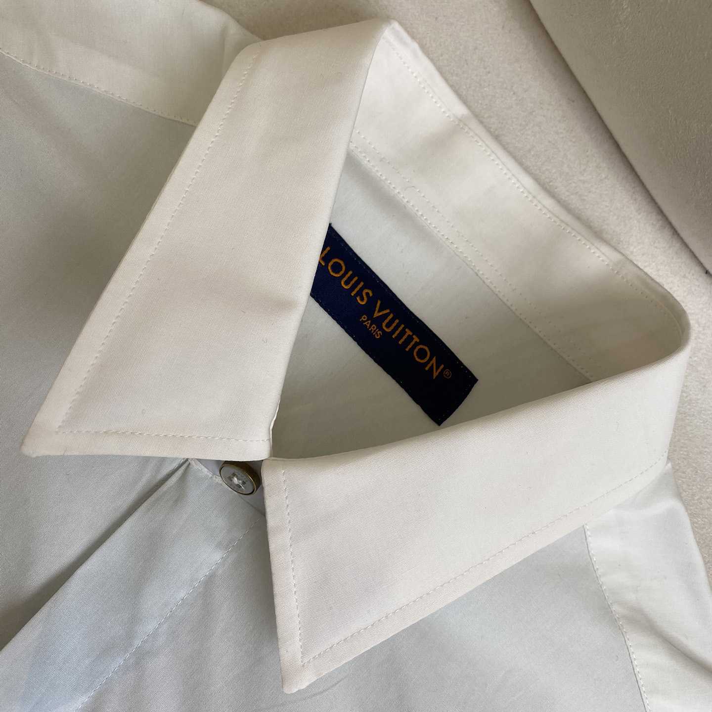 Louis Vuitton Monogram Printed Long-Sleeved Cotton Poplin Shirt  1AFXVW - PerfectKickZ