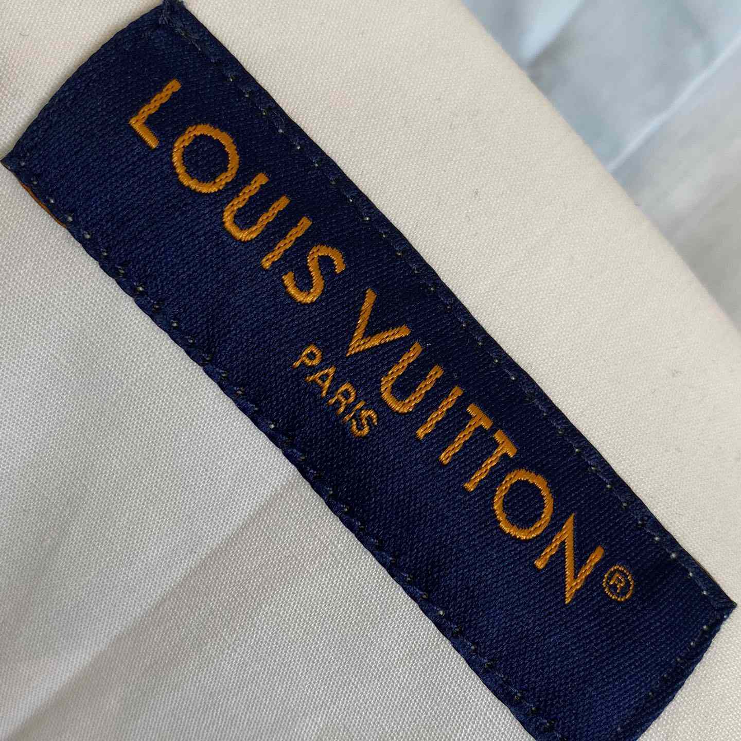 Louis Vuitton Monogram Printed Long-Sleeved Cotton Poplin Shirt  1AFXVW - 