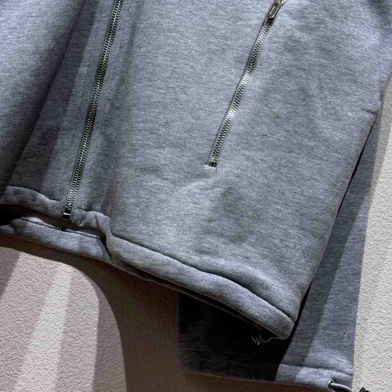 Miu Miu Cotton Fleece Zipper Sweatshirt - PerfectKickZ