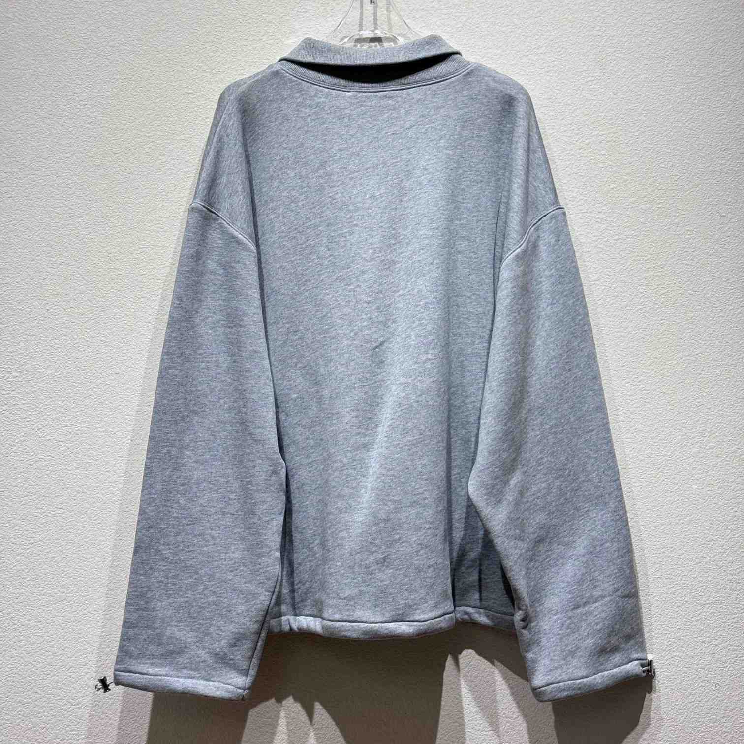 Miu Miu Cotton Fleece Zipper Sweatshirt - PerfectKickZ