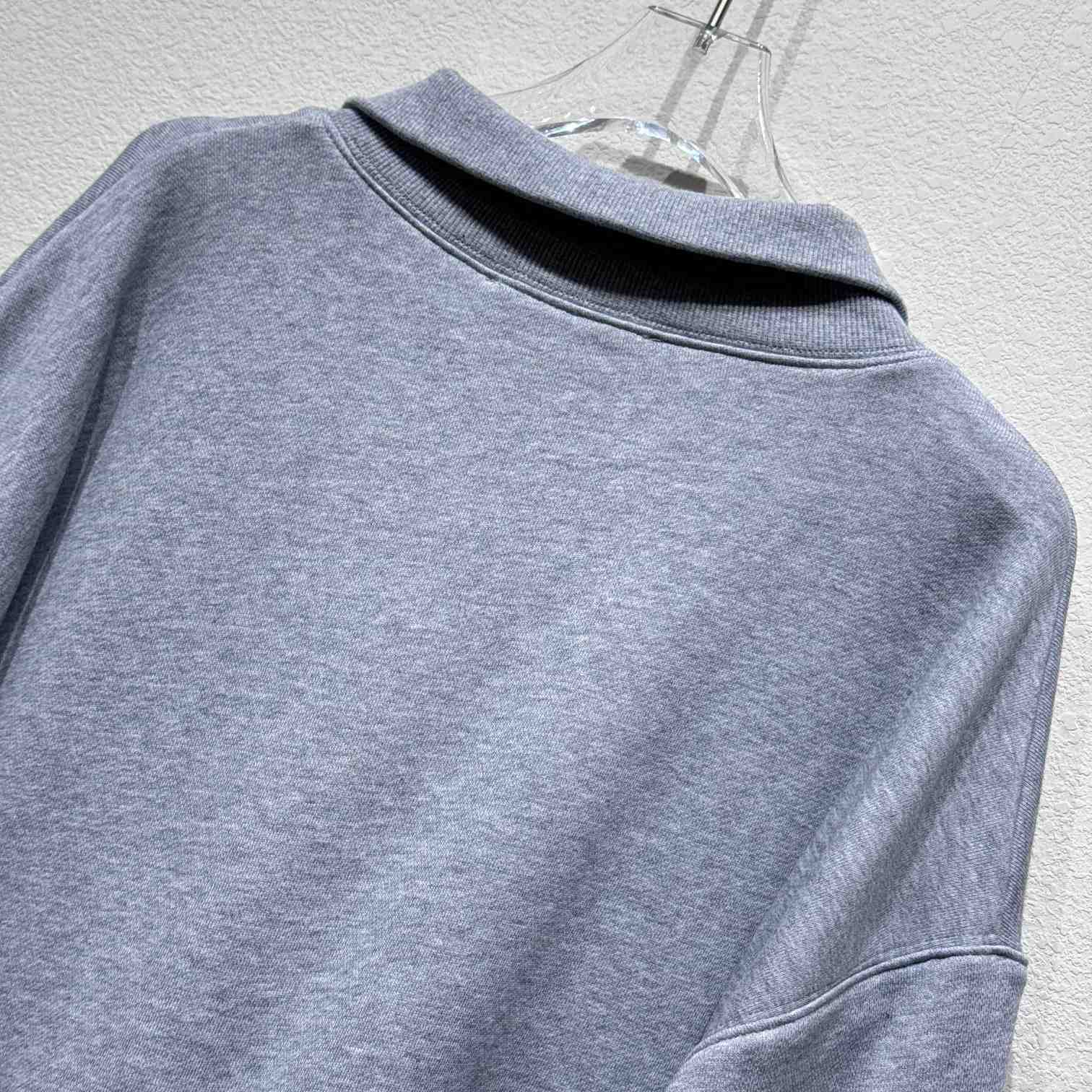 Miu Miu Cotton Fleece Zipper Sweatshirt - PerfectKickZ