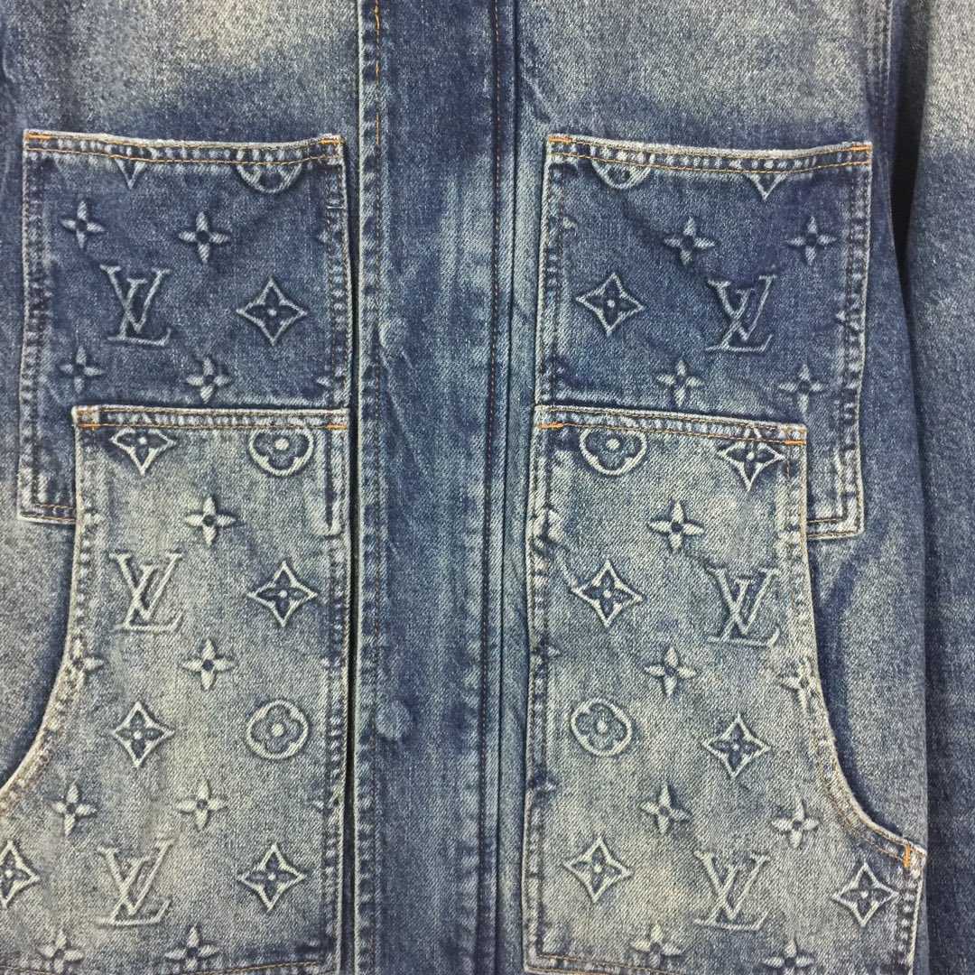Louis Vuitton Monogram Light Denim Jacket - PerfectKickZ