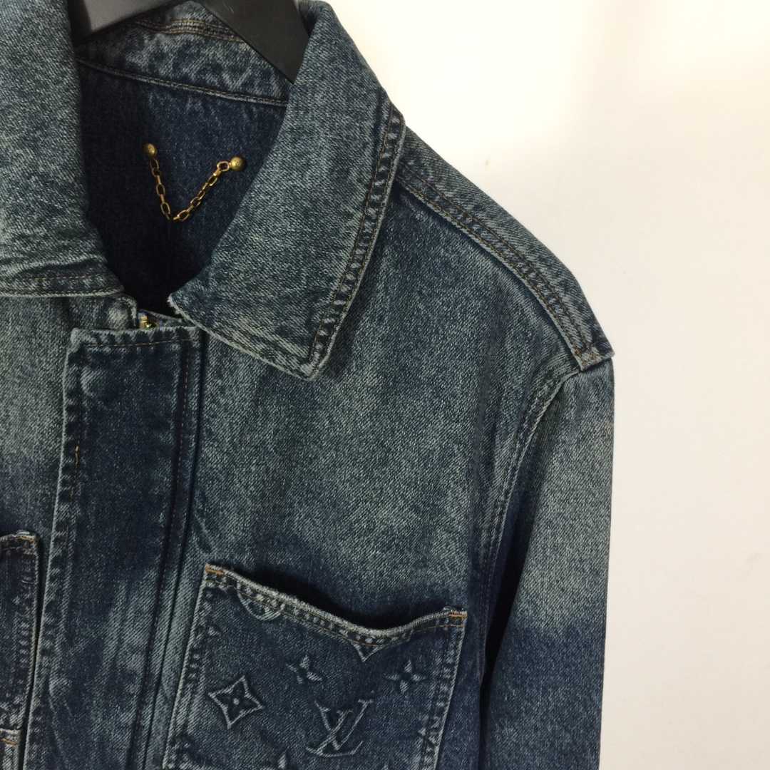 Louis Vuitton Monogram Light Denim Jacket - PerfectKickZ