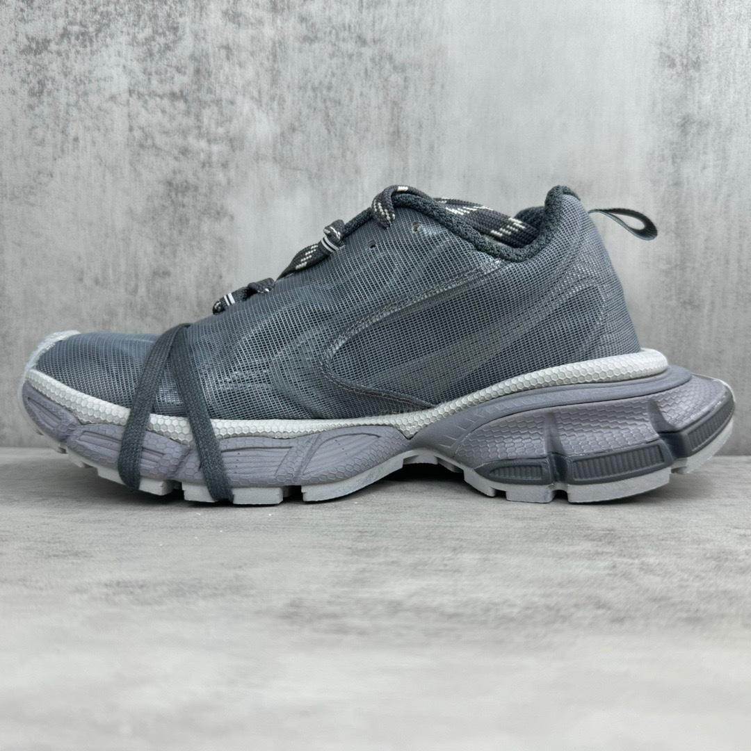 Balenciaga 3XL Net Sneaker In Grey Polyester - 