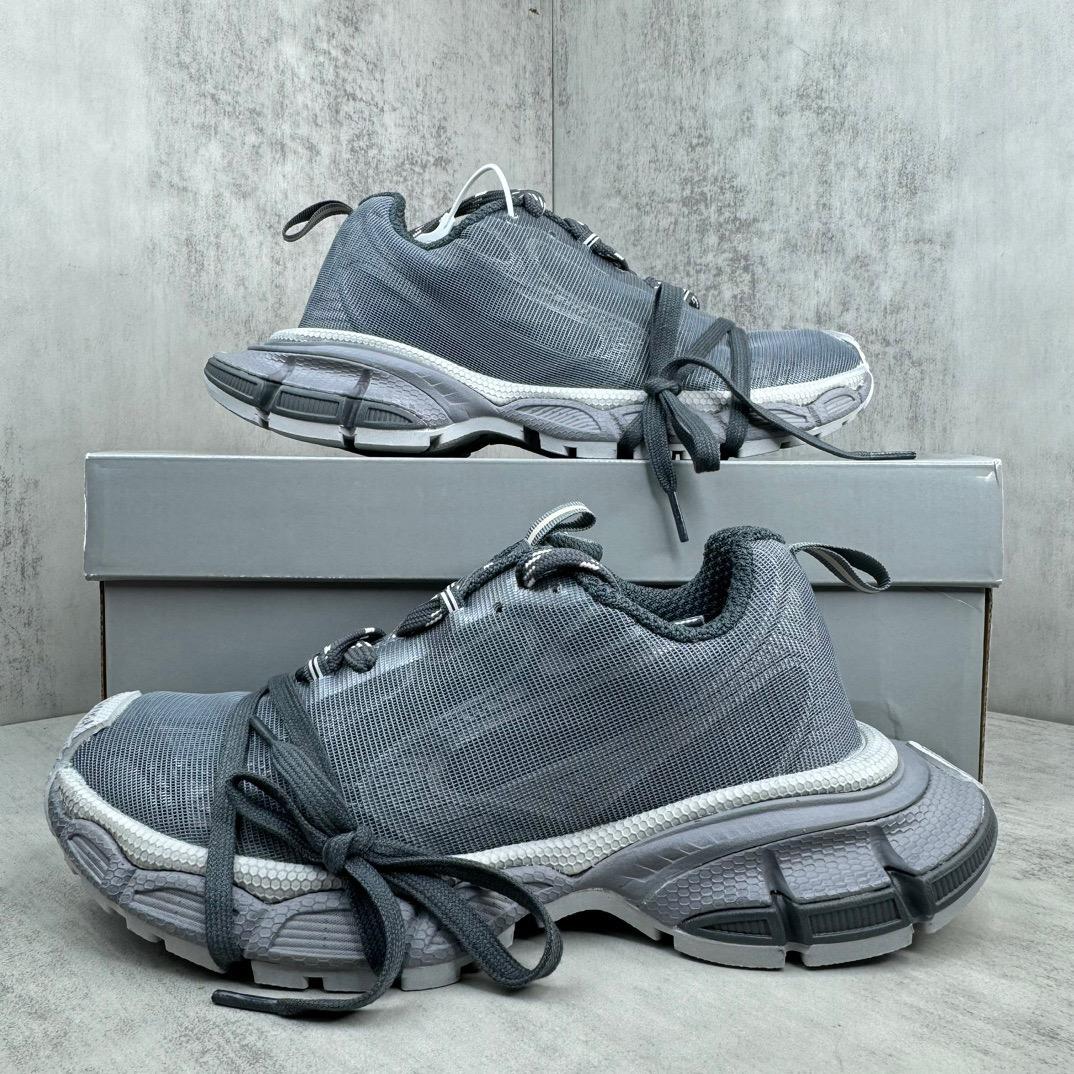 Balenciaga 3XL Net Sneaker In Grey Polyester - PerfectKickZ