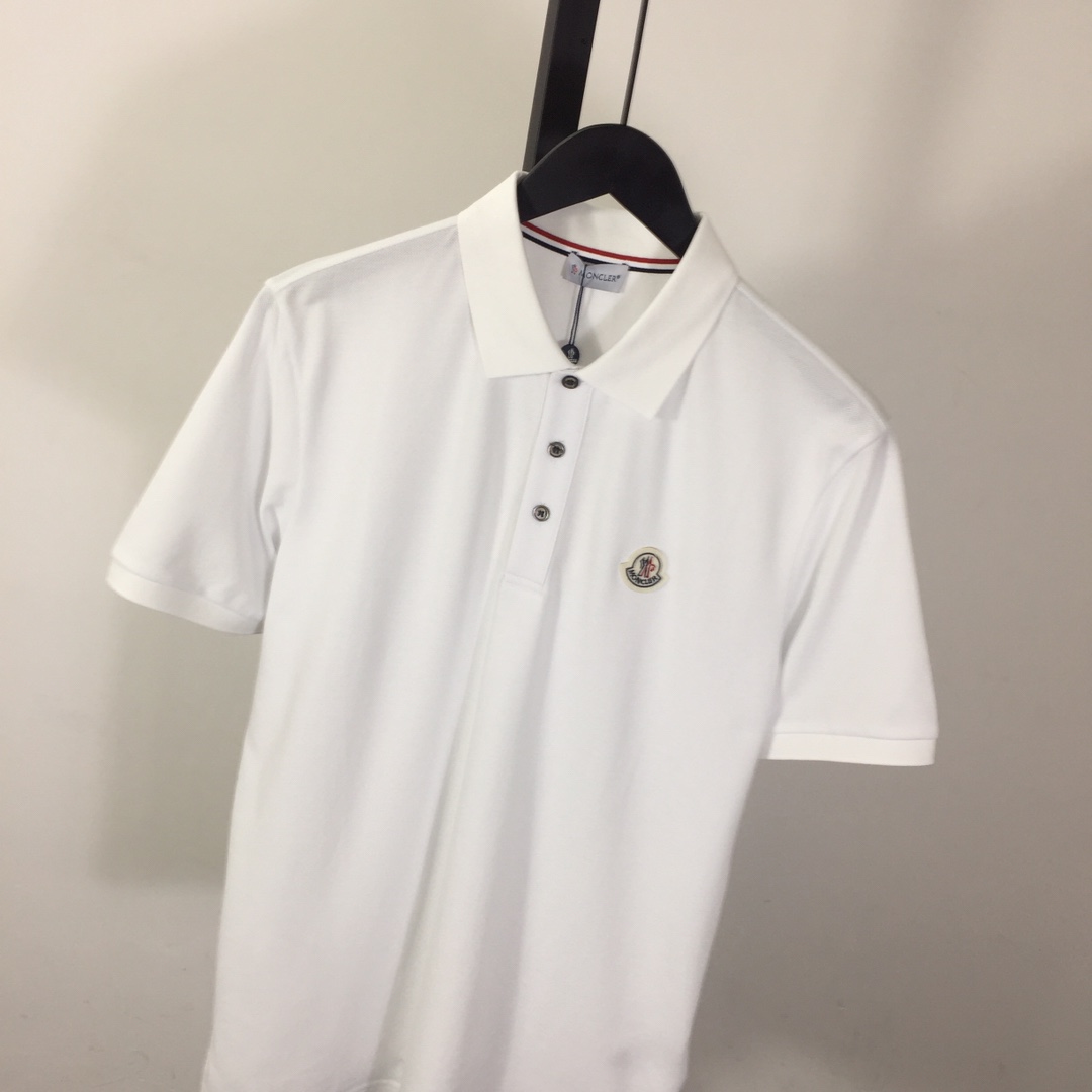 Moncler Logo Cotton Polo Shirt - PerfectKickZ