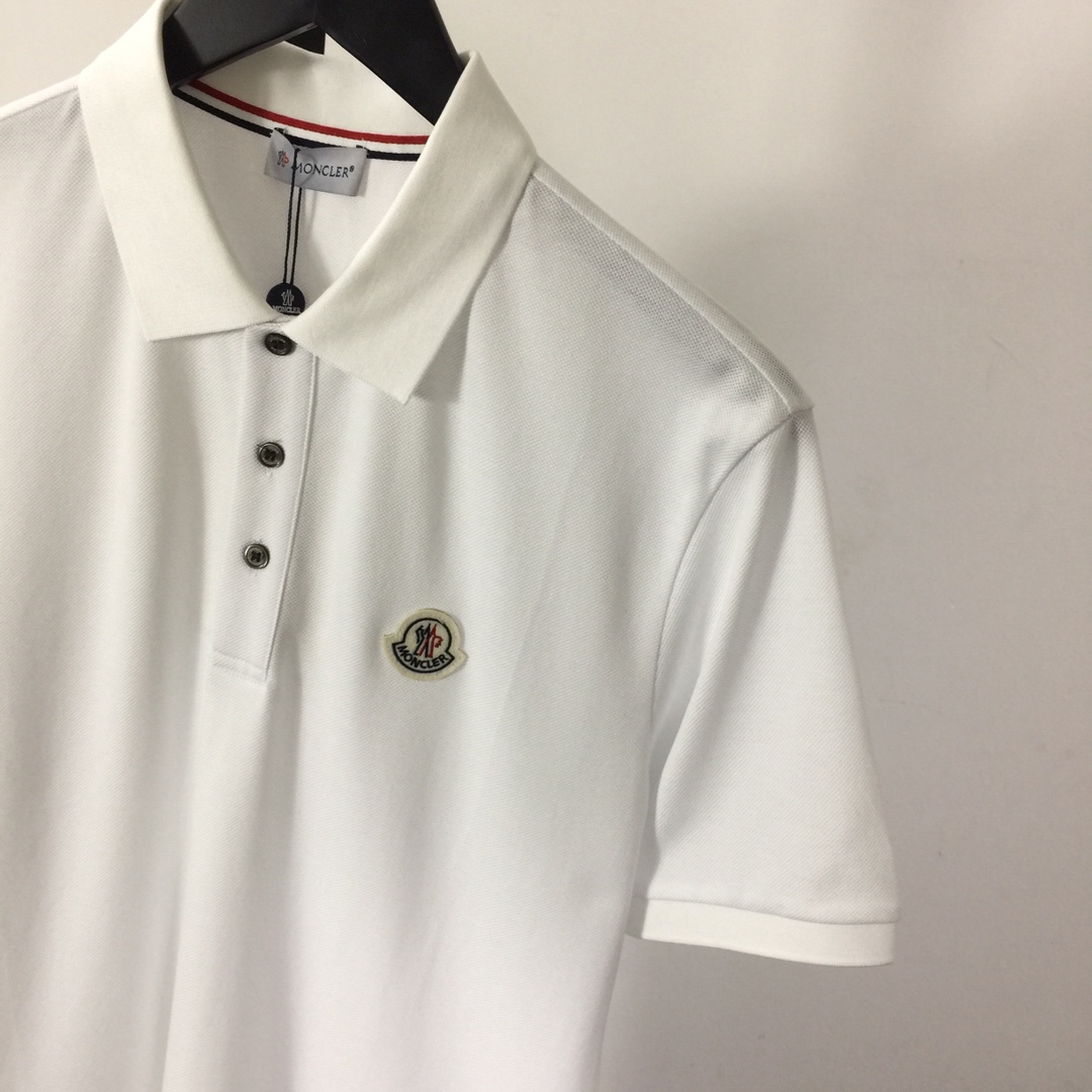 Moncler Logo Cotton Polo Shirt - PerfectKickZ