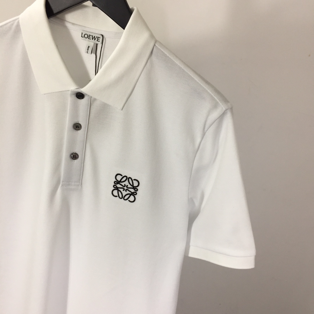 Loewe Logo Cotton Polo Shirt - PerfectKickZ