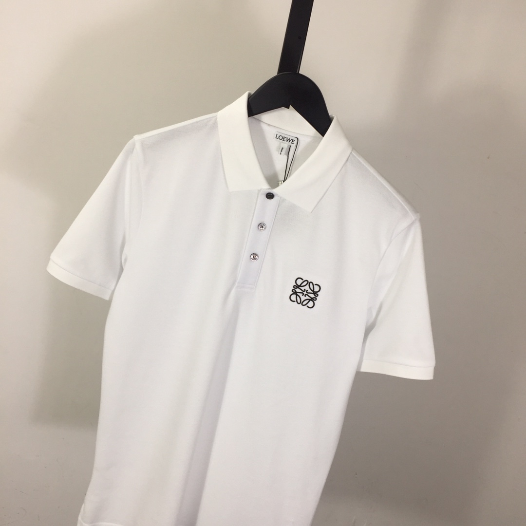 Loewe Logo Cotton Polo Shirt - PerfectKickZ