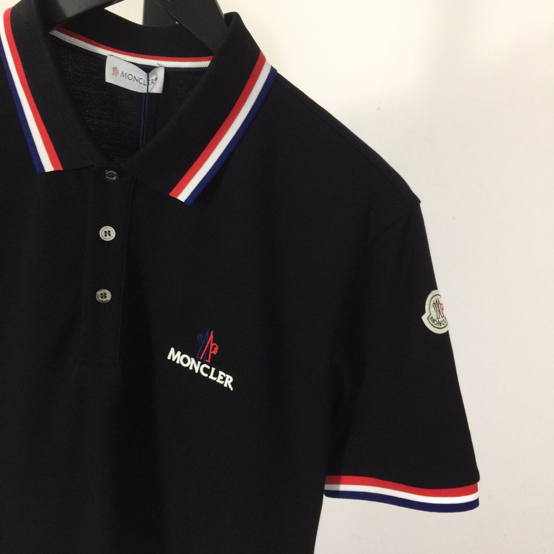 Moncler Logo Cotton Polo Shirt - PerfectKickZ