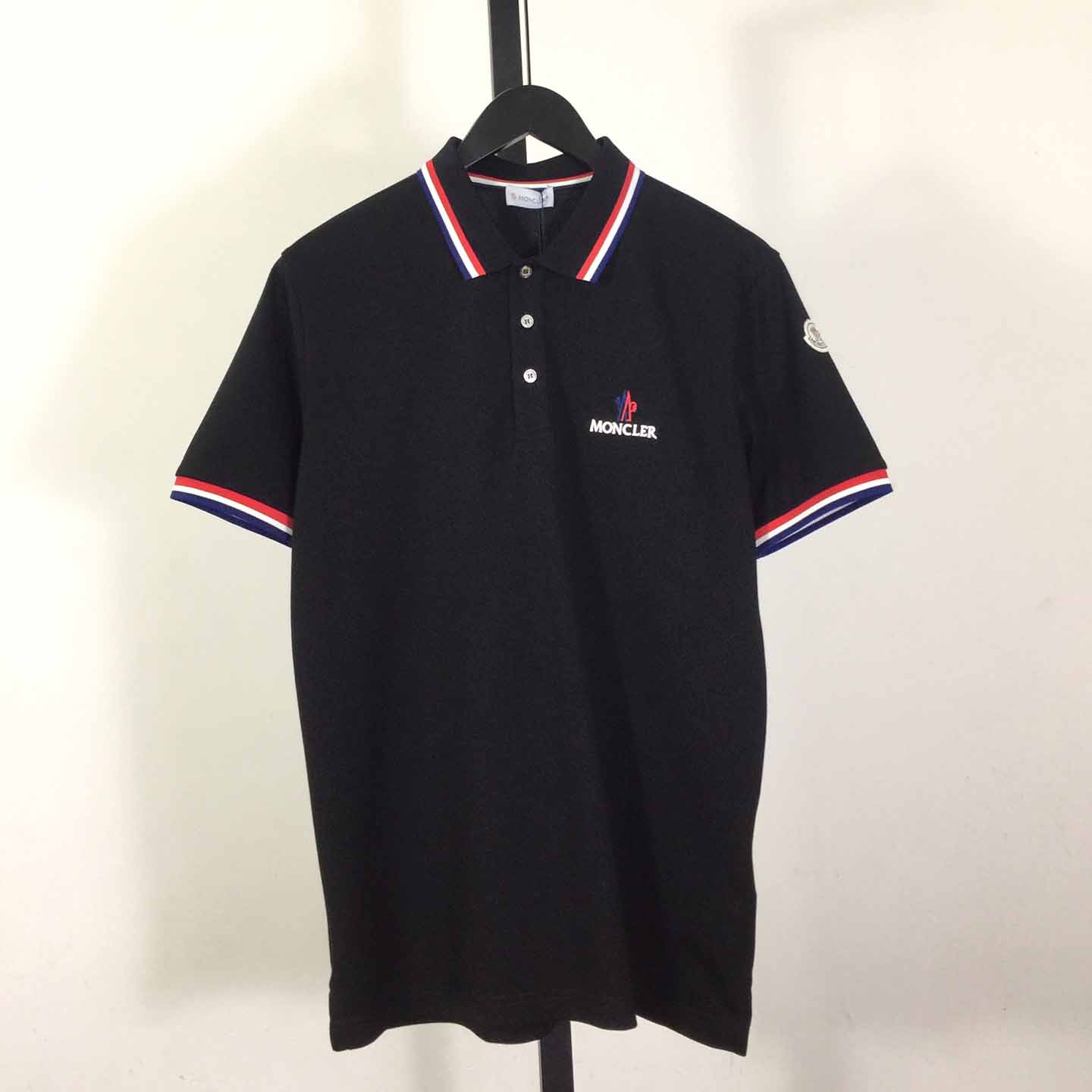 Moncler Logo Cotton Polo Shirt - PerfectKickZ