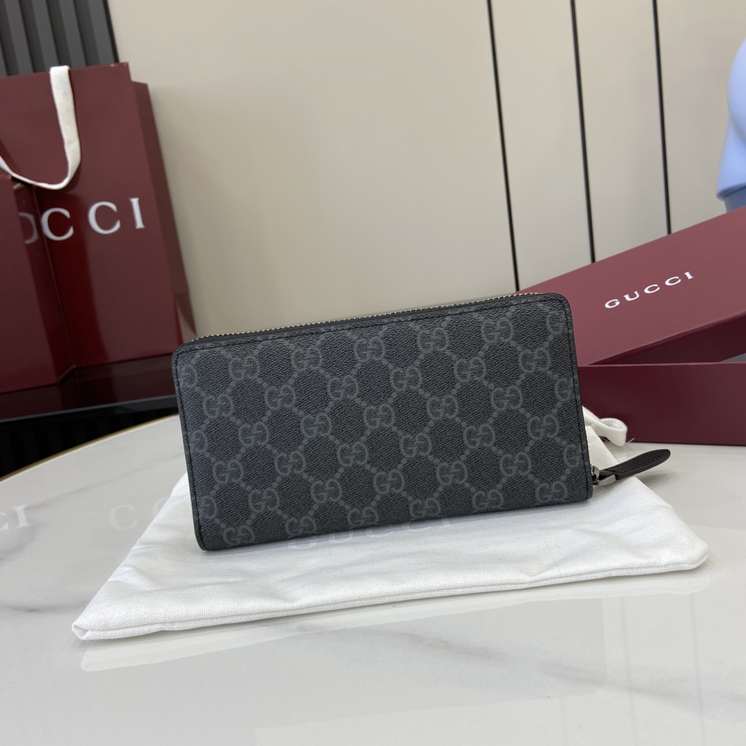 Gucci GG Emblem Around Wallet - PerfectKickZ