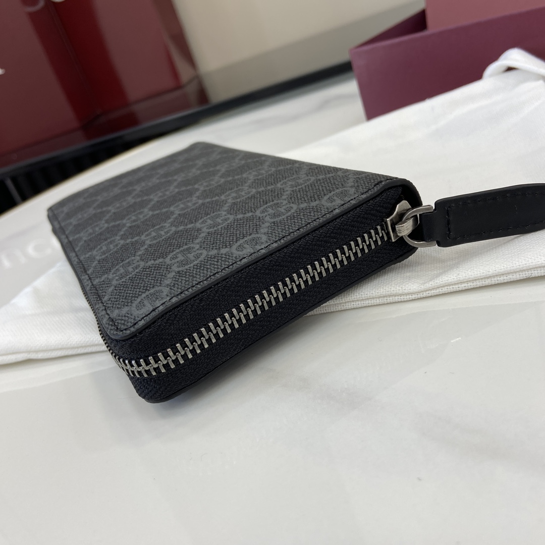 Gucci GG Emblem Around Wallet - PerfectKickZ
