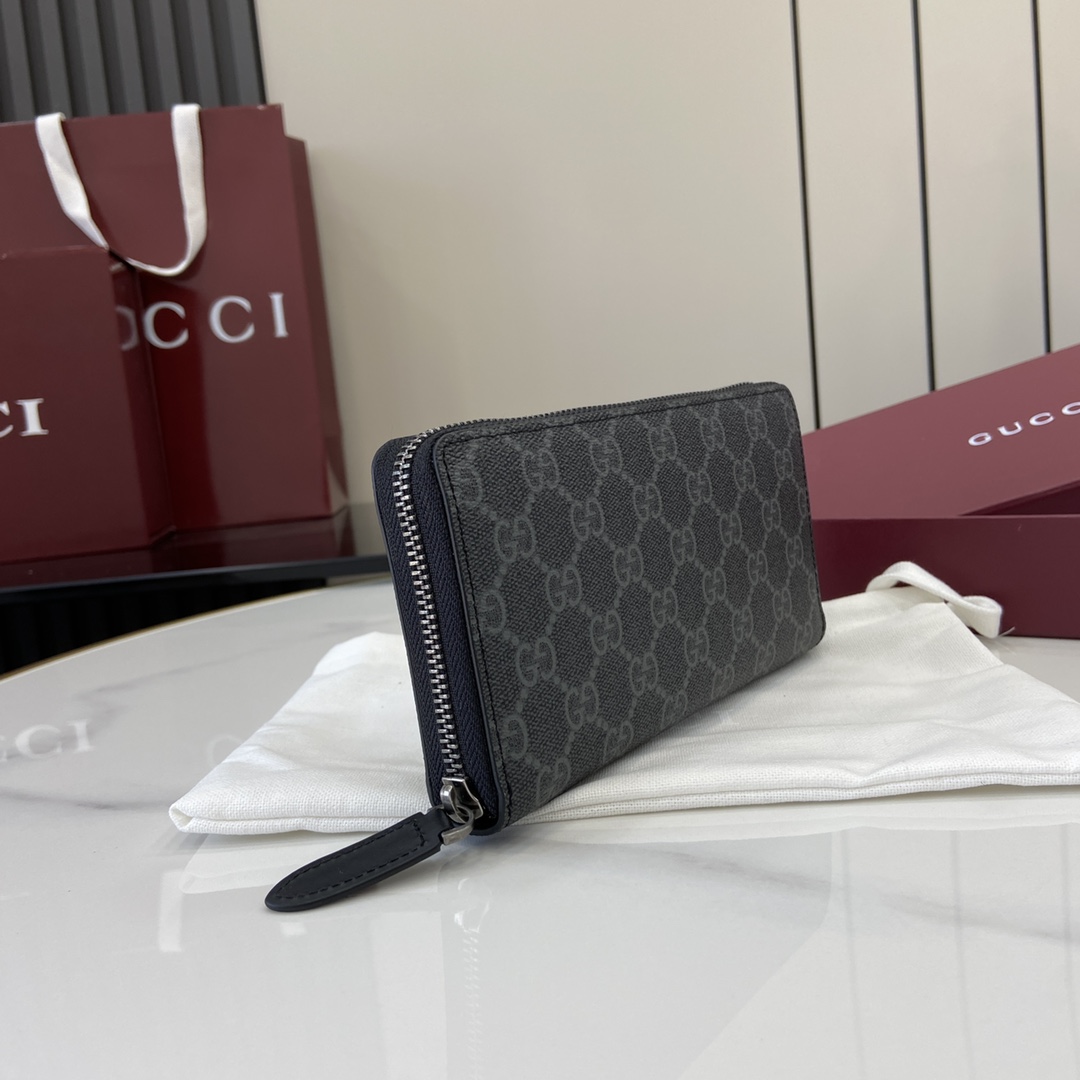 Gucci GG Emblem Around Wallet - PerfectKickZ