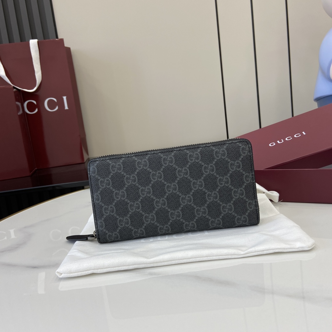 Gucci GG Emblem Around Wallet - PerfectKickZ
