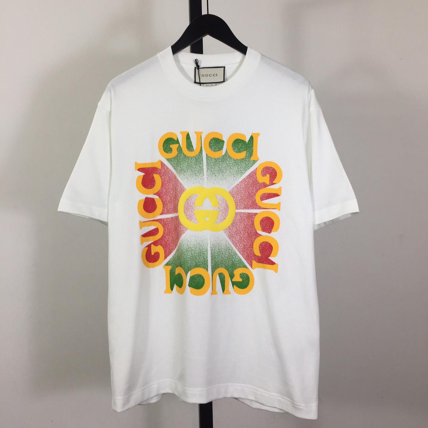 Gucci Cotton Jersey Printed T-shirt   - PerfectKickZ