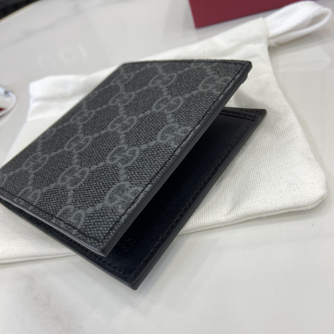 Gucci GG Emblem Bi-fold Wallet  - PerfectKickZ