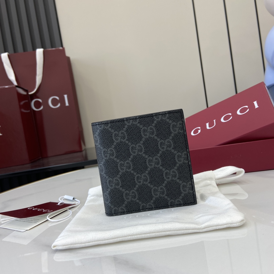 Gucci GG Emblem Bi-fold Wallet  - PerfectKickZ
