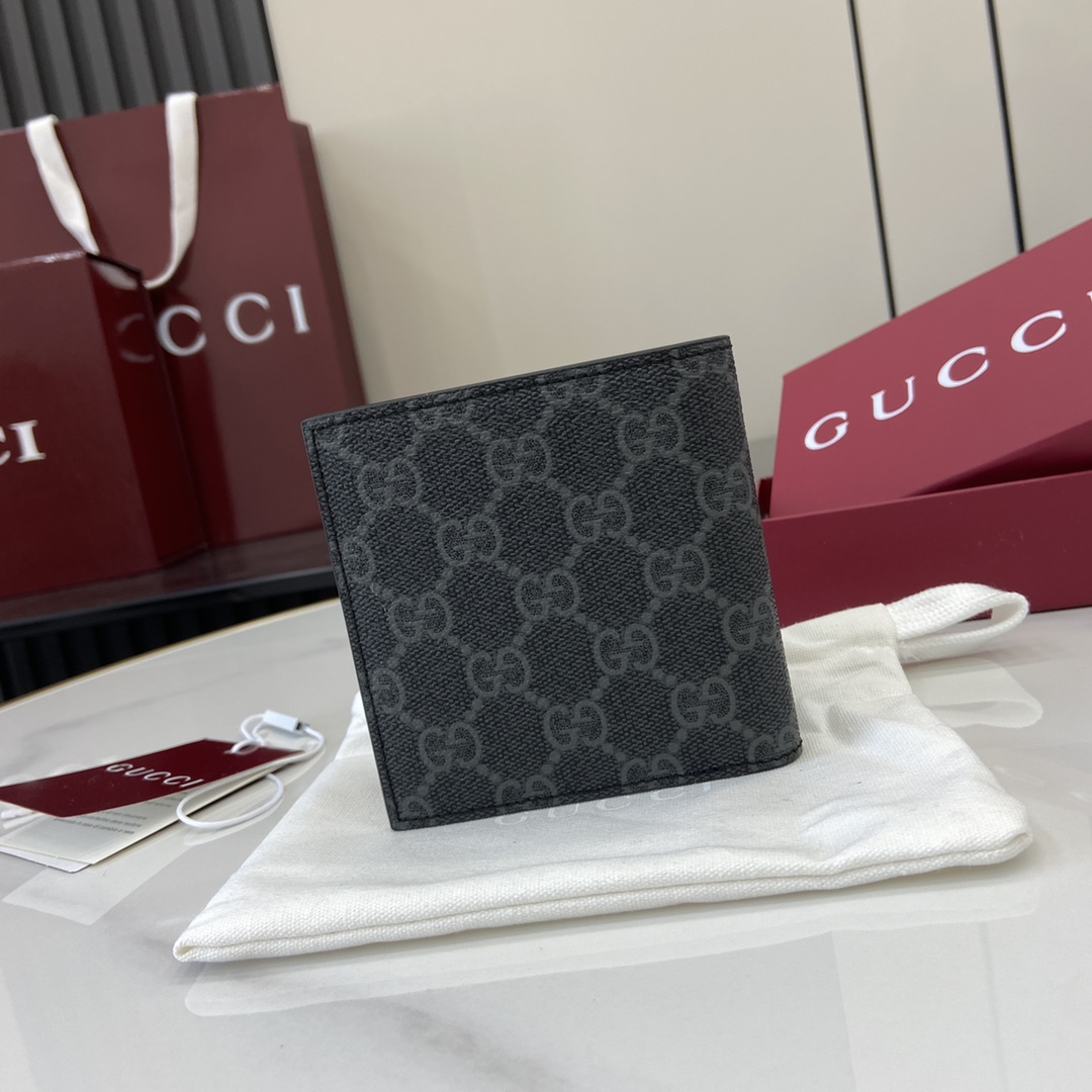 Gucci GG Emblem Bi-fold Wallet  - PerfectKickZ