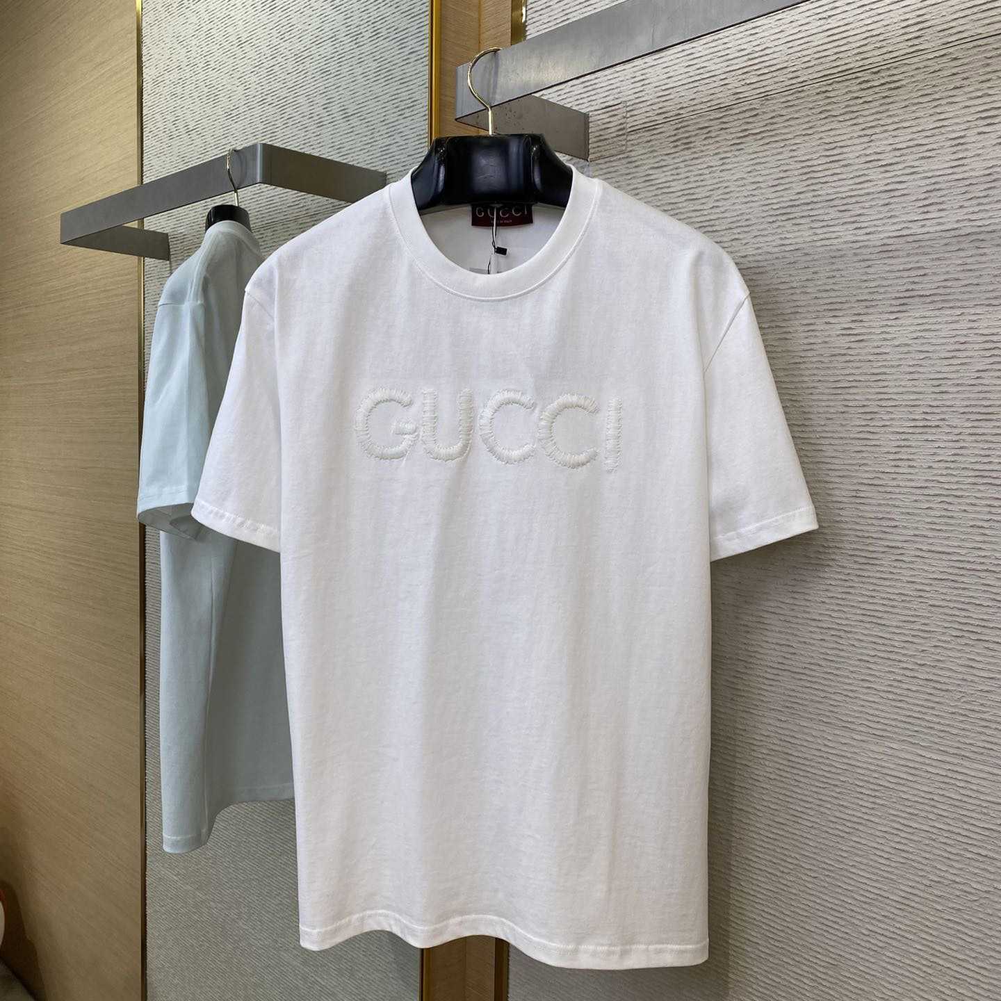 Gucci Embroidered Cotton Jersey T-shirt - PerfectKickZ