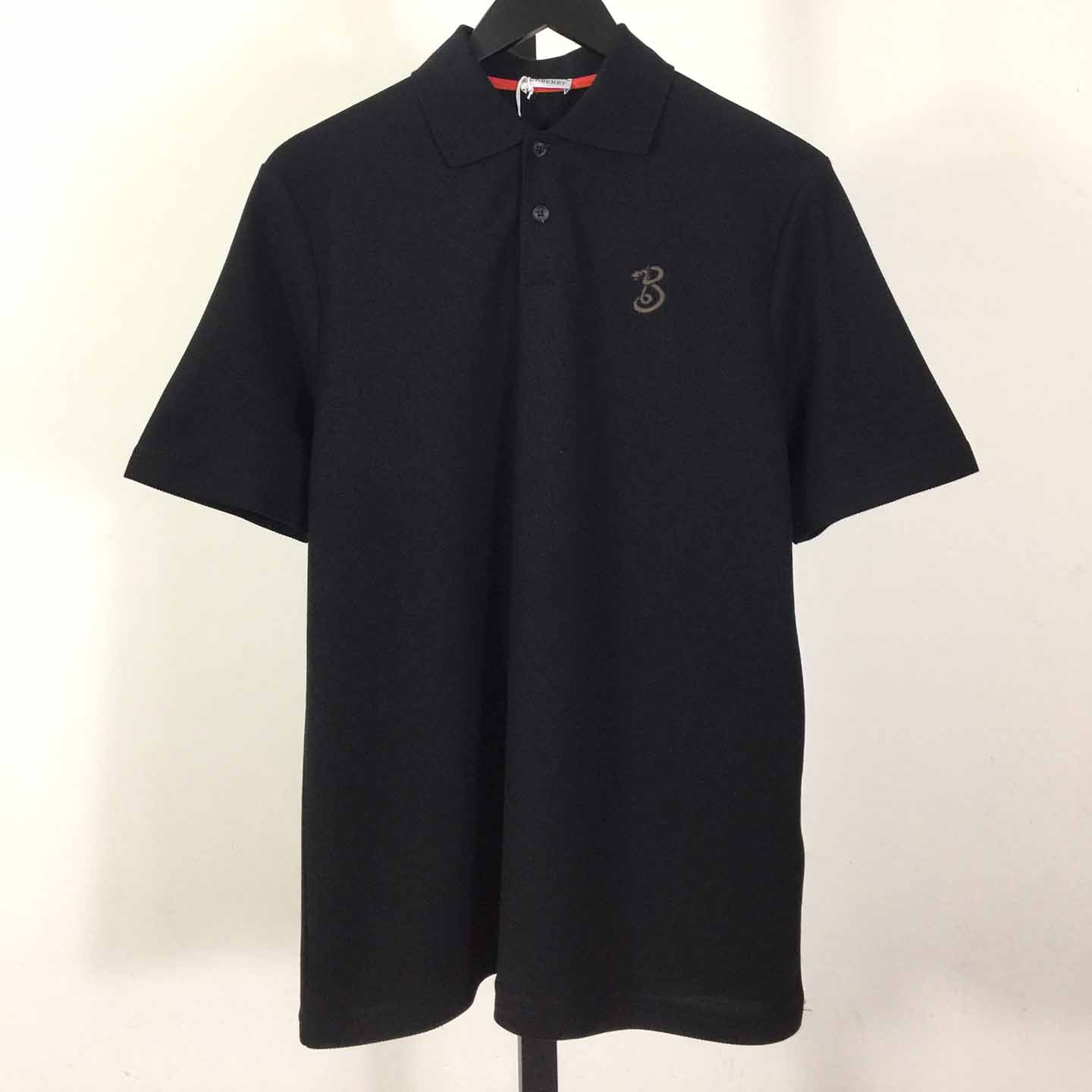 Burberry B Snake Cotton Polo Shirt - PerfectKickZ