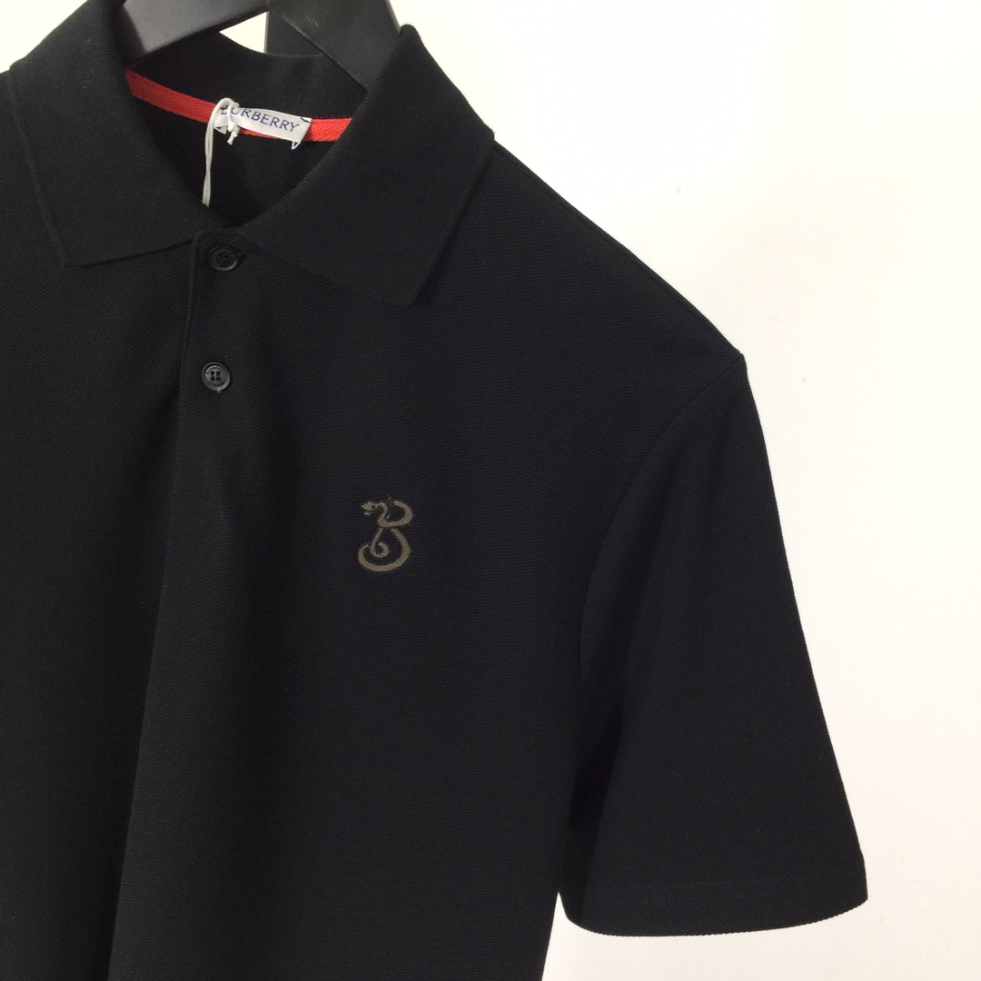 Burberry B Snake Cotton Polo Shirt - PerfectKickZ
