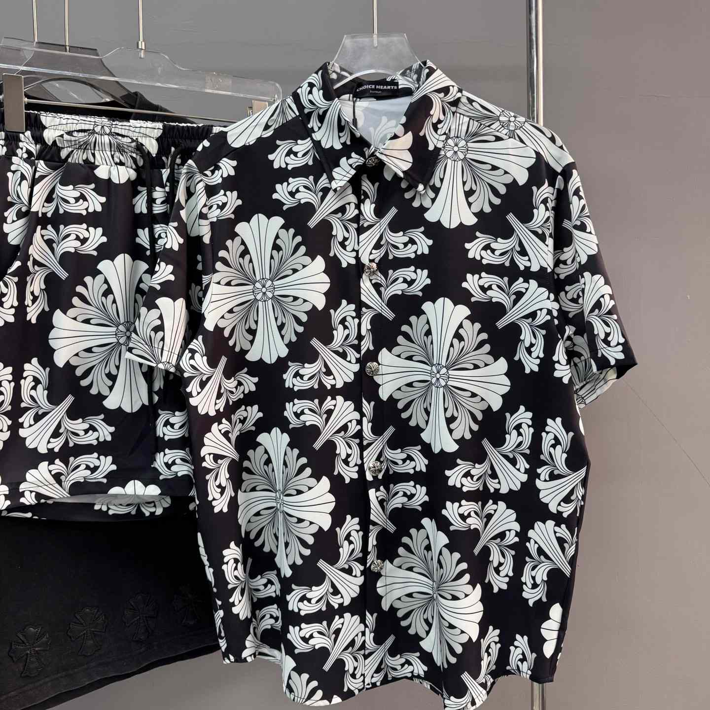 Chrome Heart Shirt & Shorts - PerfectKickZ