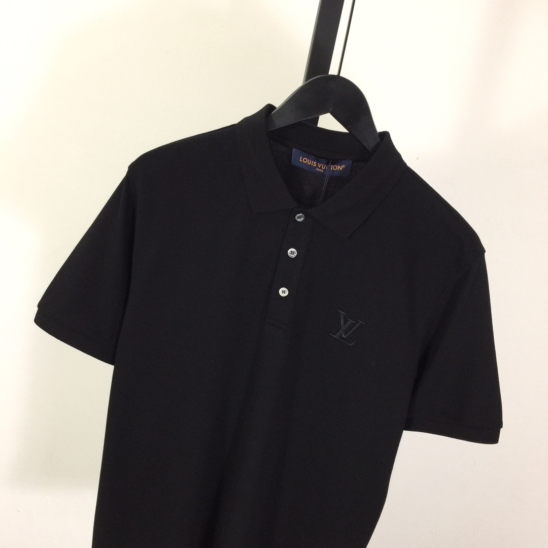 Louis Vuitton Short-Sleeved Cotton Polo Shirt    - PerfectKickZ