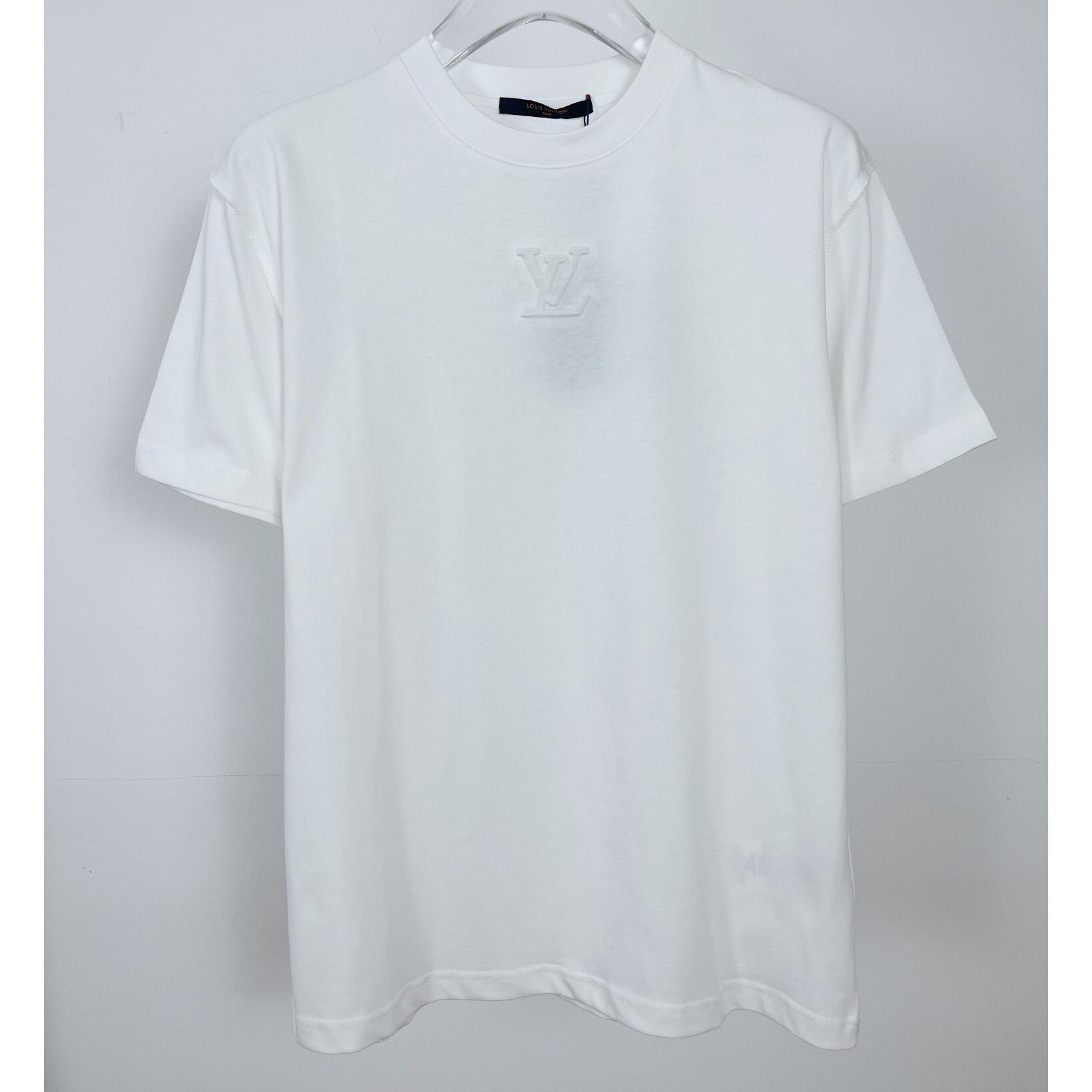 Louis Vuitton Logo Cotton T-Shirt    - PerfectKickZ