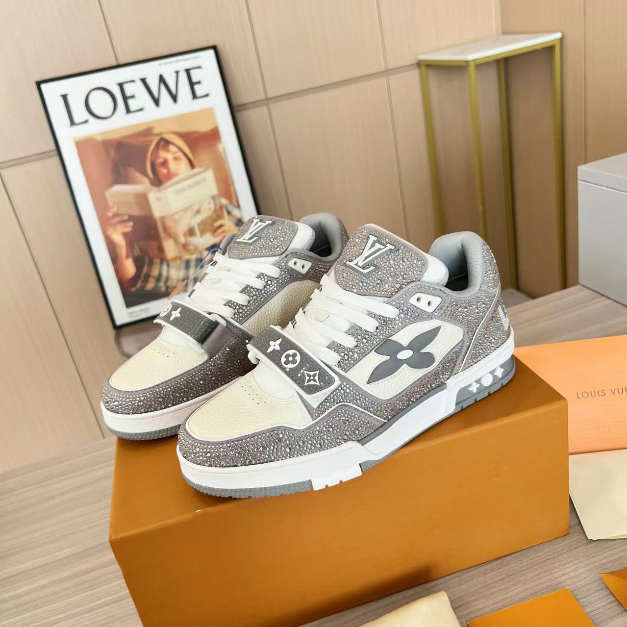 Louis Vuitton LV Trainer Sneaker   - PerfectKickZ