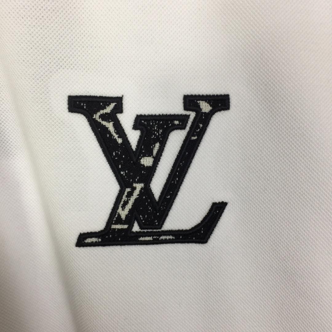 Louis Vuitton Short-Sleeved Cotton Polo Shirt    - PerfectKickZ