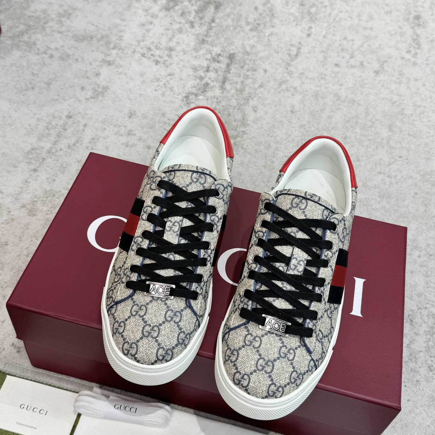 Gucci Ace Sneaker With Web - PerfectKickZ