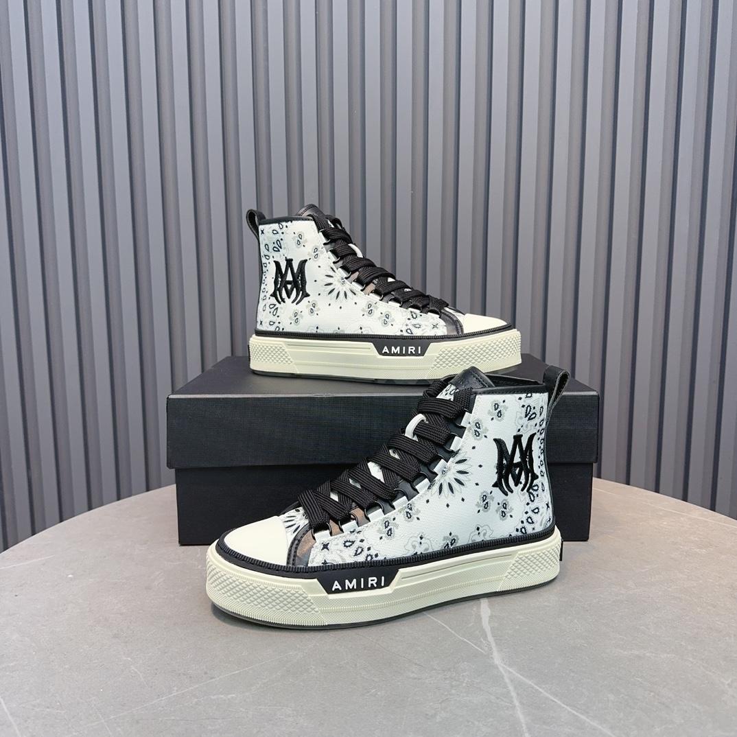 Amiri Court High 'Bandana - White'  - PerfectKickZ