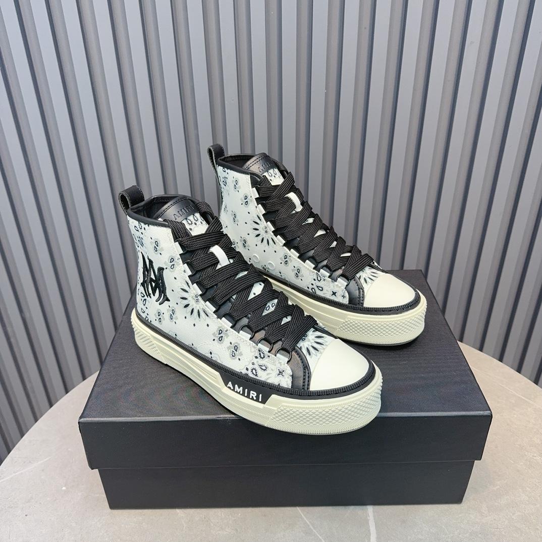 Amiri Court High 'Bandana - White'  - PerfectKickZ