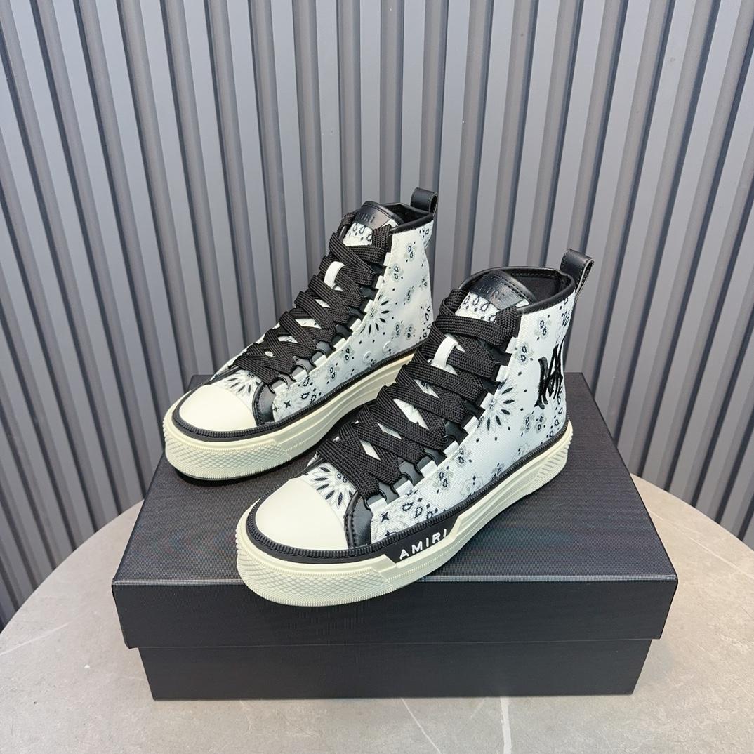 Amiri Court High 'Bandana - White'  - PerfectKickZ