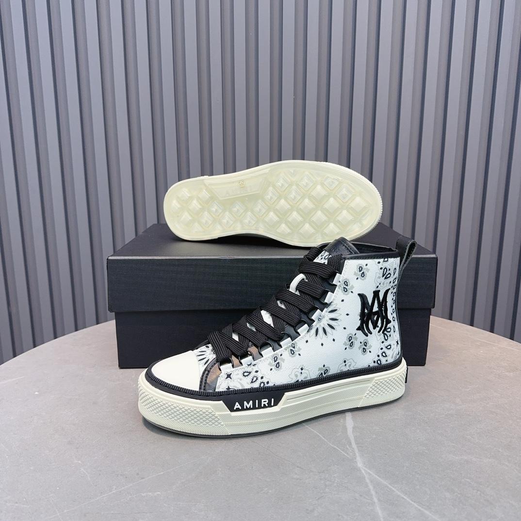 Amiri Court High 'Bandana - White'  - PerfectKickZ